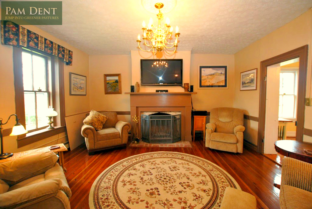 Virginia Historic Home for Sale | 1920 Phelps Rd | Cozy living room